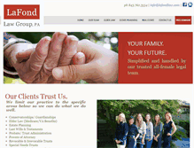 Tablet Screenshot of lafondlaw.com